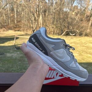 Nike Gray Athletic Shoes with Suede and Mesh
